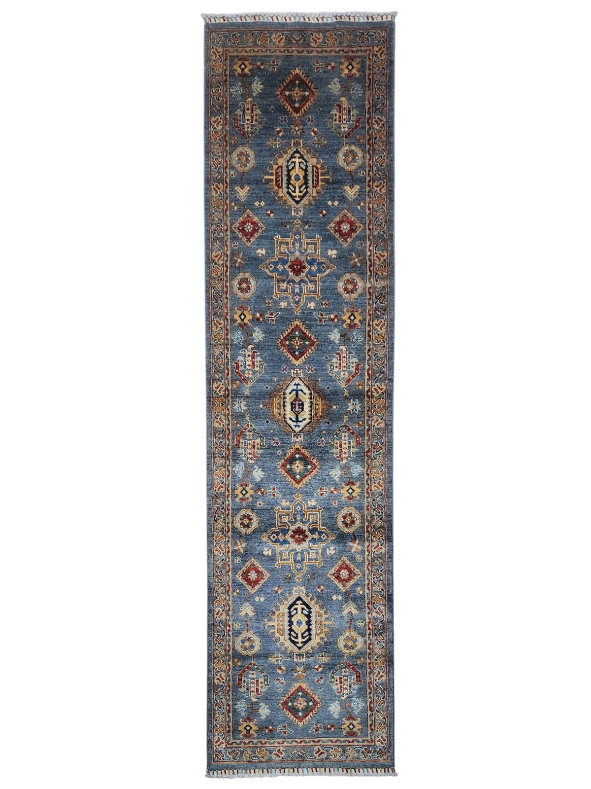 Afghan Chobi Sultani Rug 3'3" x 4'11", Hand-Knotted Ghazni Wool, Red