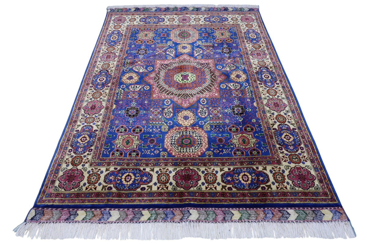 Afghani Rug 5x8 size range tribal laid flat