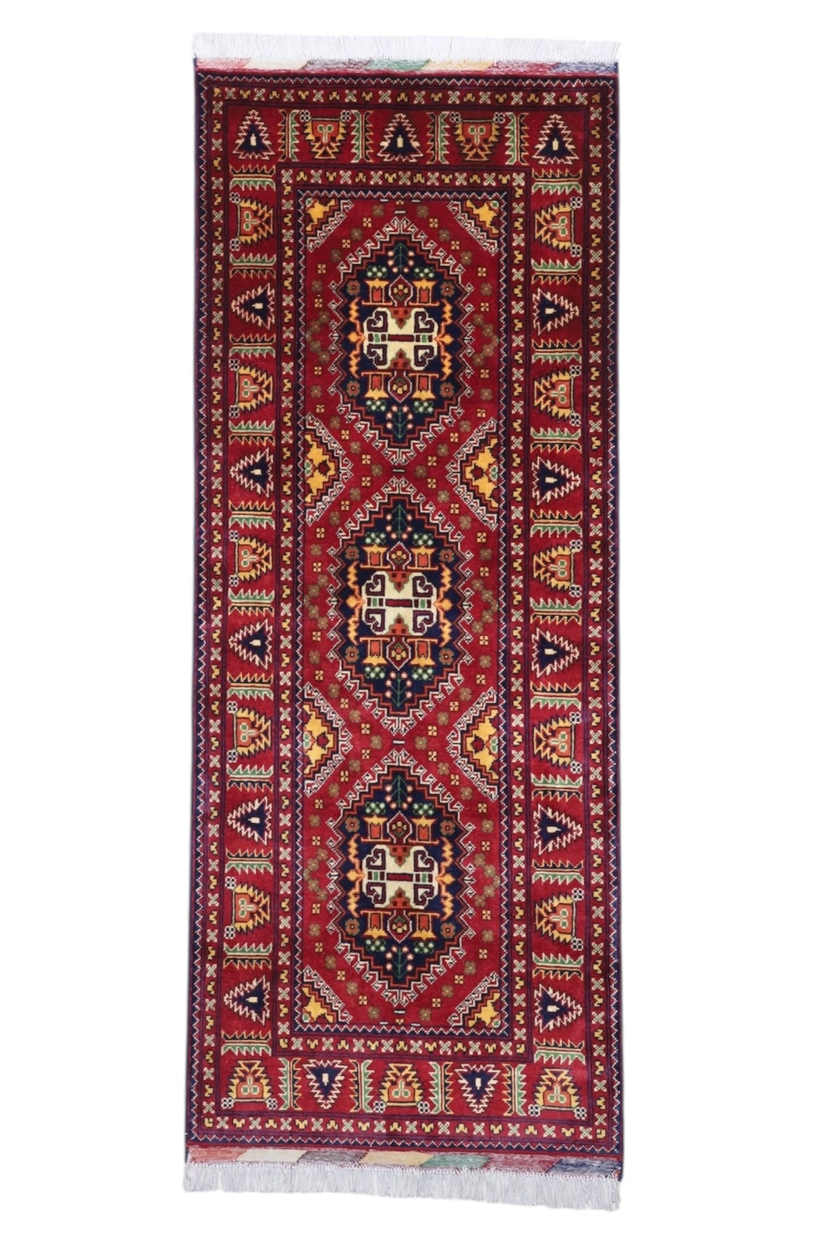Afghani Runner runner size range tribal laid flat