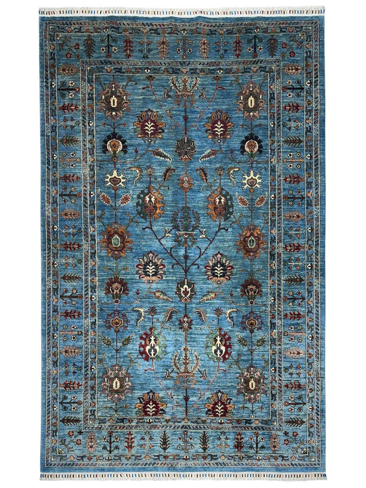 Afghani Rug 6x9 size range tribal laid flat