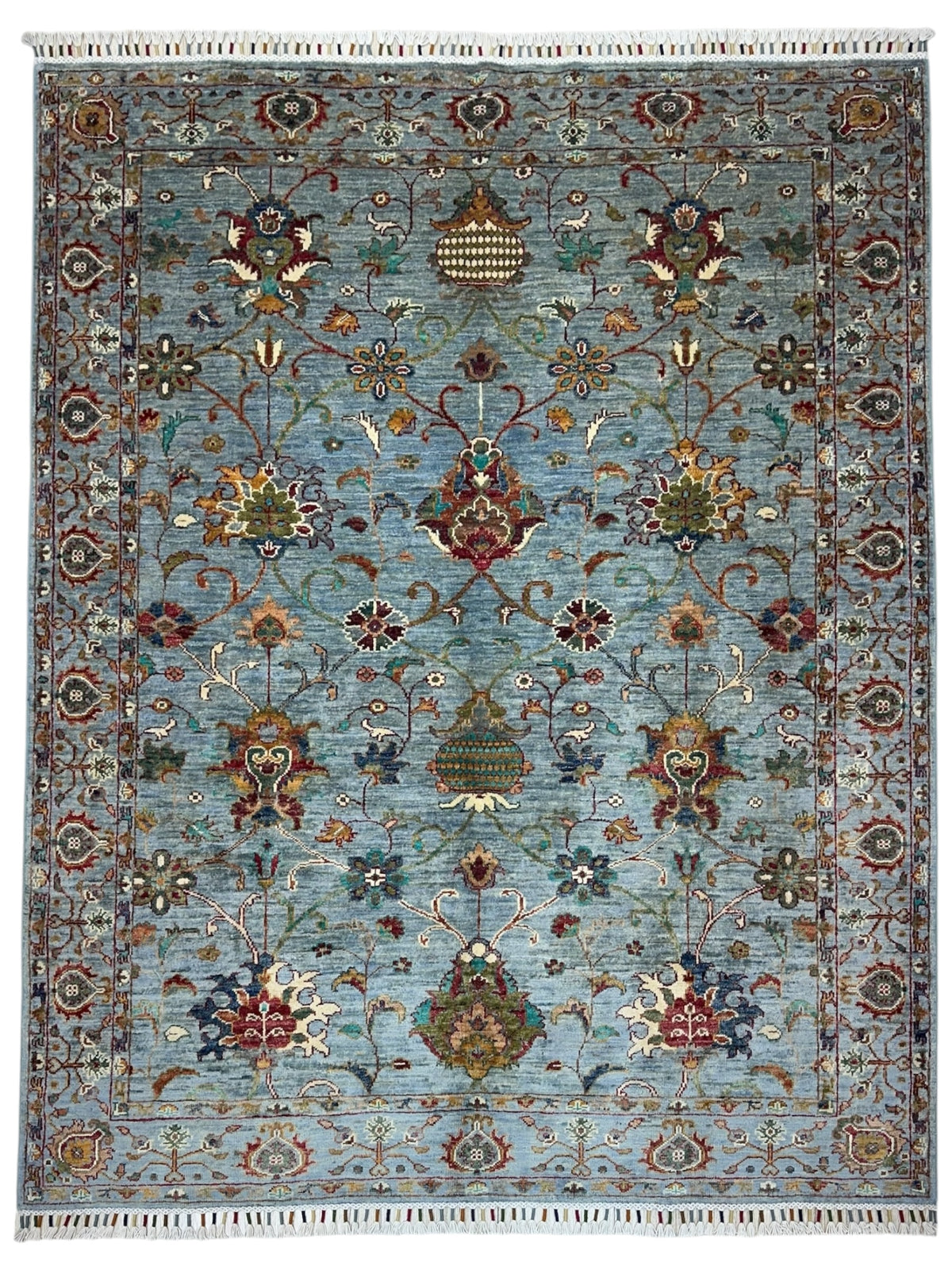 Afghani Rug 5x8 size range tribal laid flat