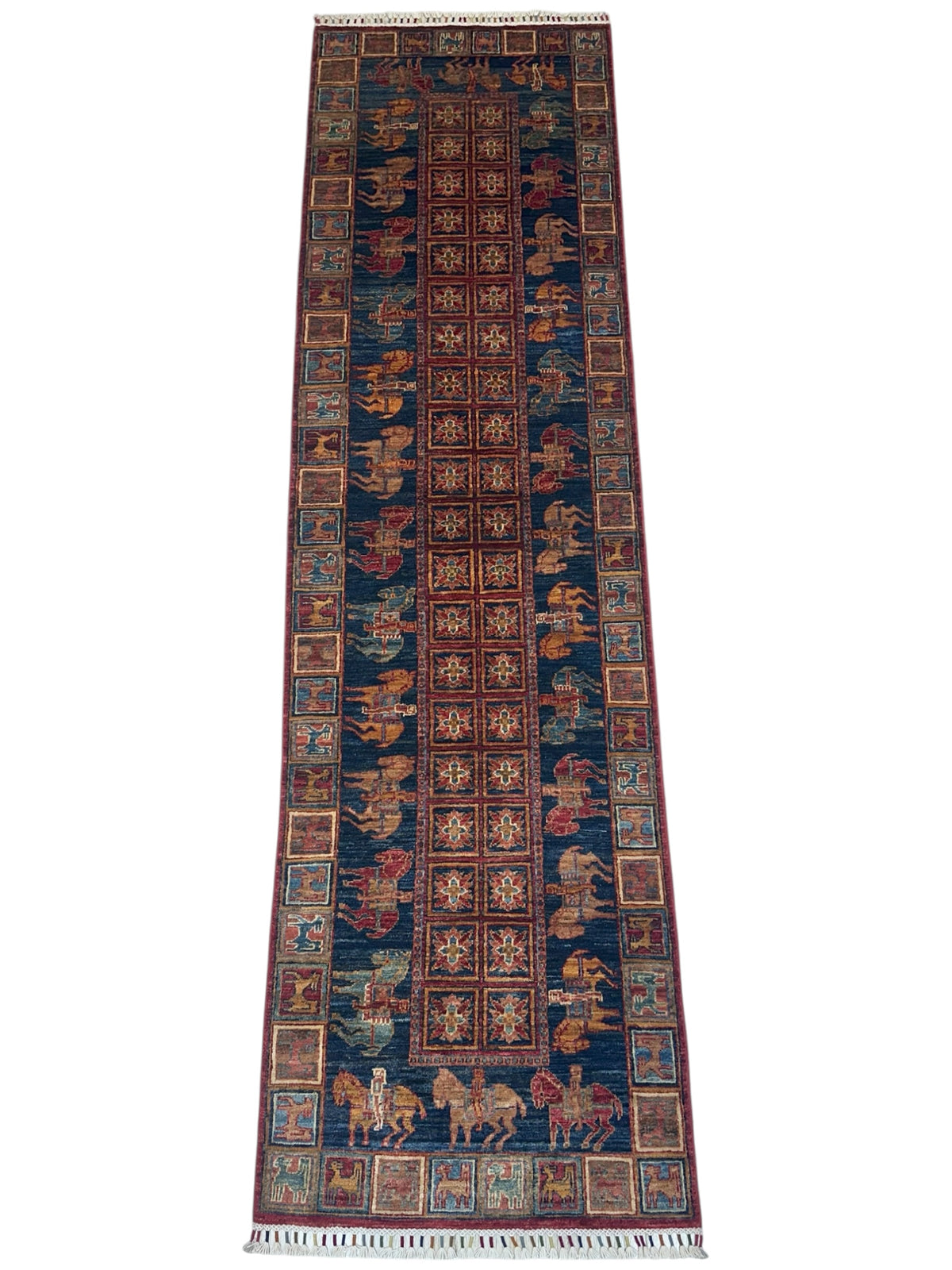 Afghani Runner runner size range tribal laid flat