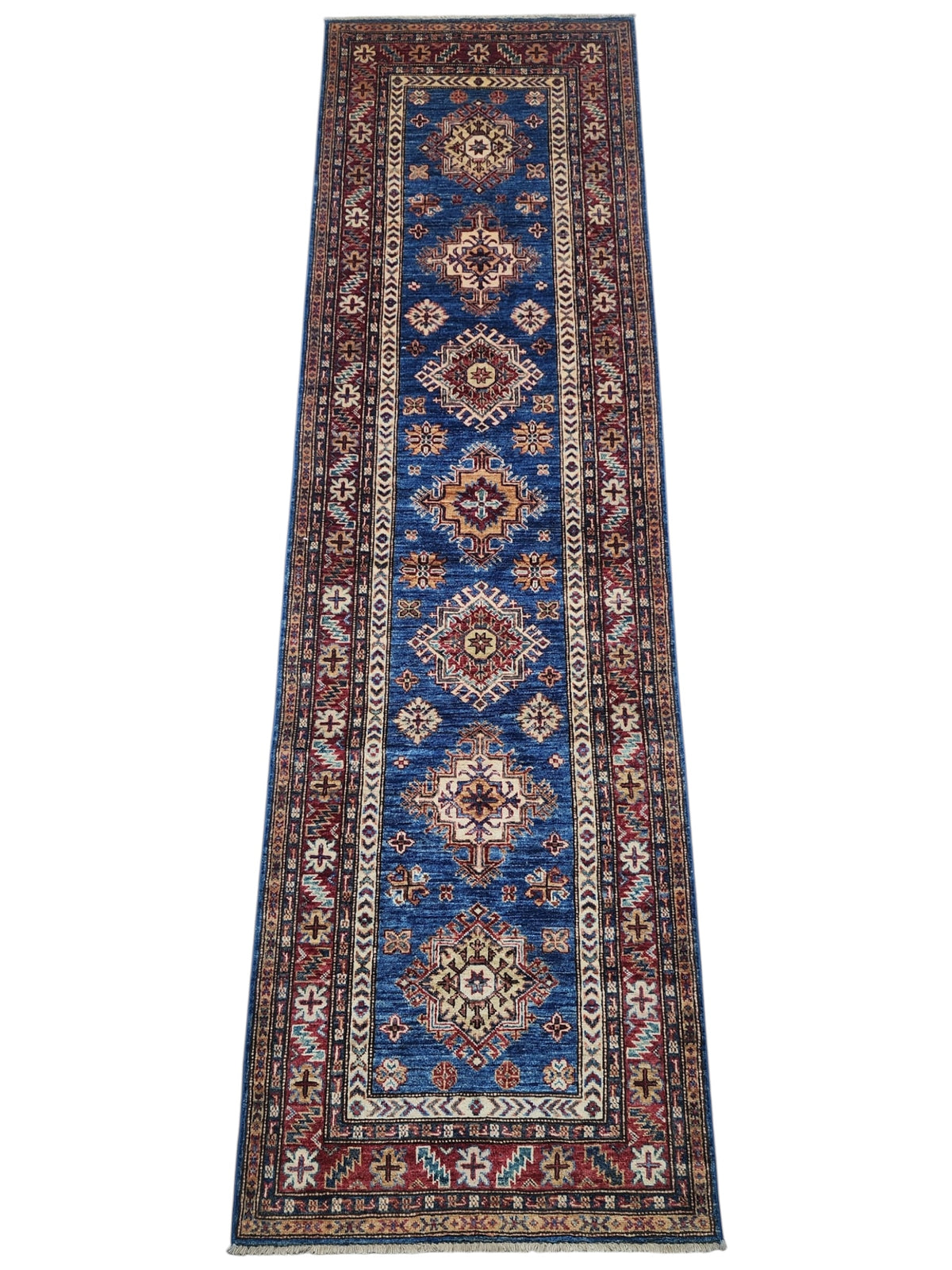 Afghan Gabbeh Rug 3'3" x 4'11", Hand-Knotted Ghazni Wool, view 2