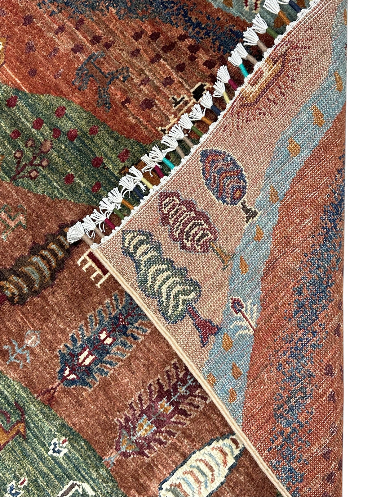Afghani Rug 4x6 size range tribal laid flat