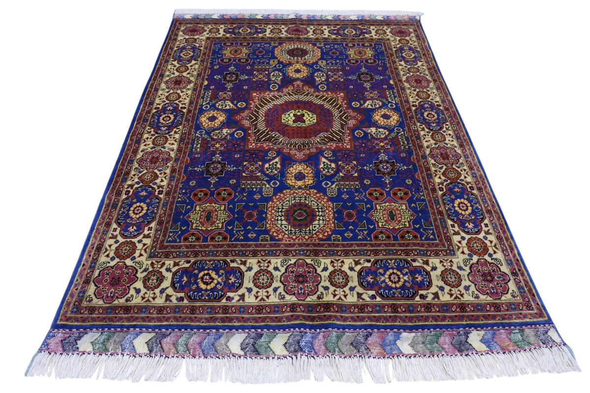 Afghani Rug 5x8 size range tribal laid flat