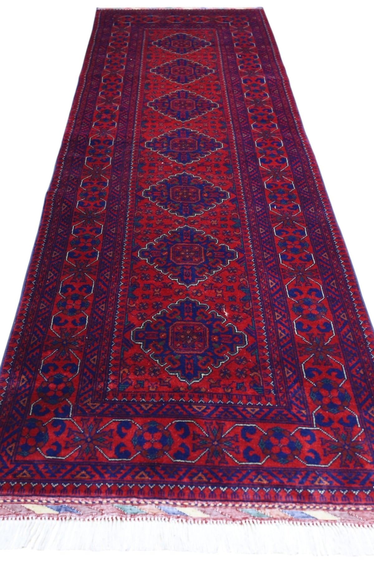 Afghani Runner runner size range tribal laid flat