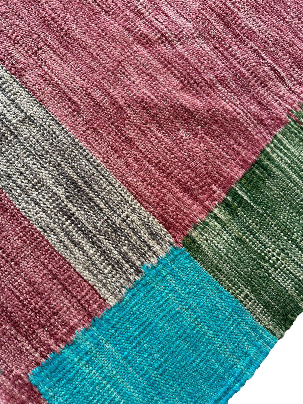 Afghan Chobi Kilim Rug 4'6" x 6'4", Hand-Woven, view 4