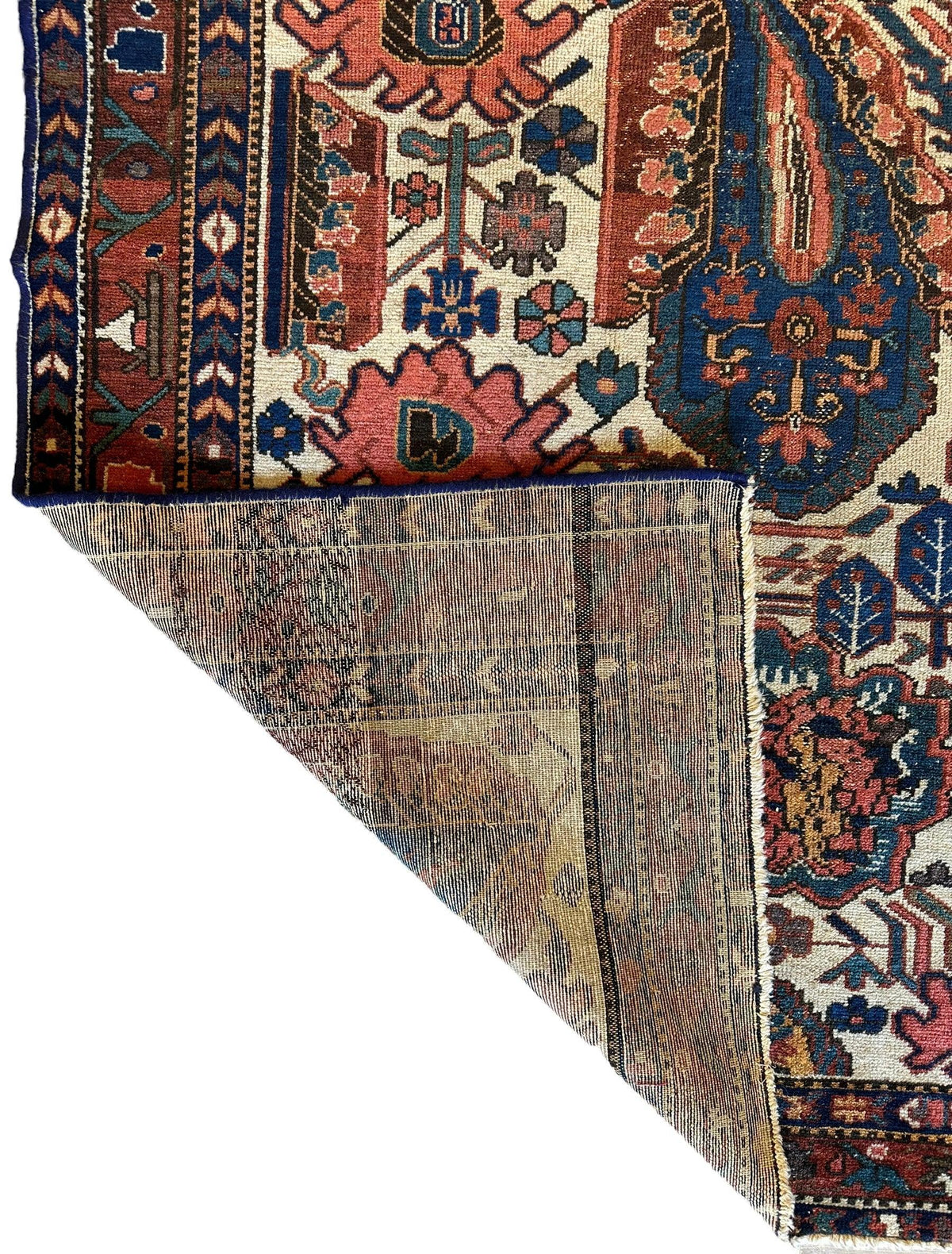 Antique Persian Malayer Rug 4'10" x 6'7", Hand-Knotted Wool, view 2