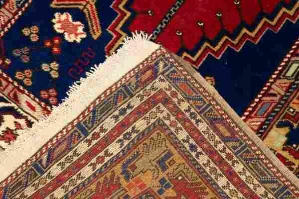 Vintage Turkish Prayer Rug 3'10" x 6', Hand-Knotted Wool, 1960s, view 4