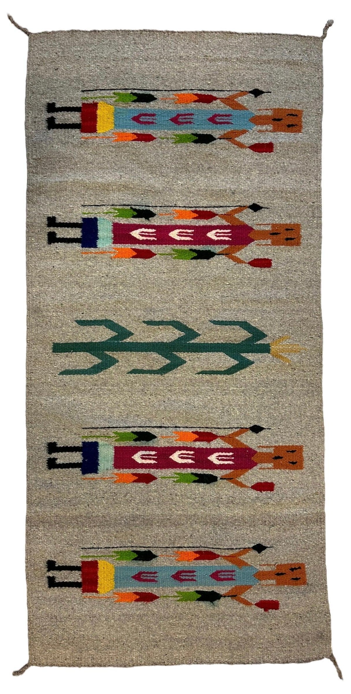 Southwest Rug 2'5" x 5'2", Hand-Woven