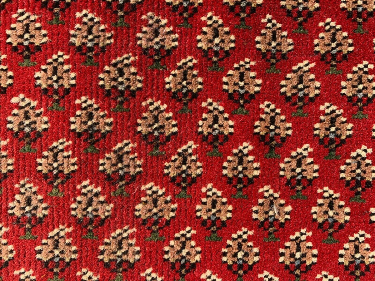 Vintage Persian Badam Gul Rug 2'4" x 4'7", Hand-Knotted Wool, 1970s, view 5