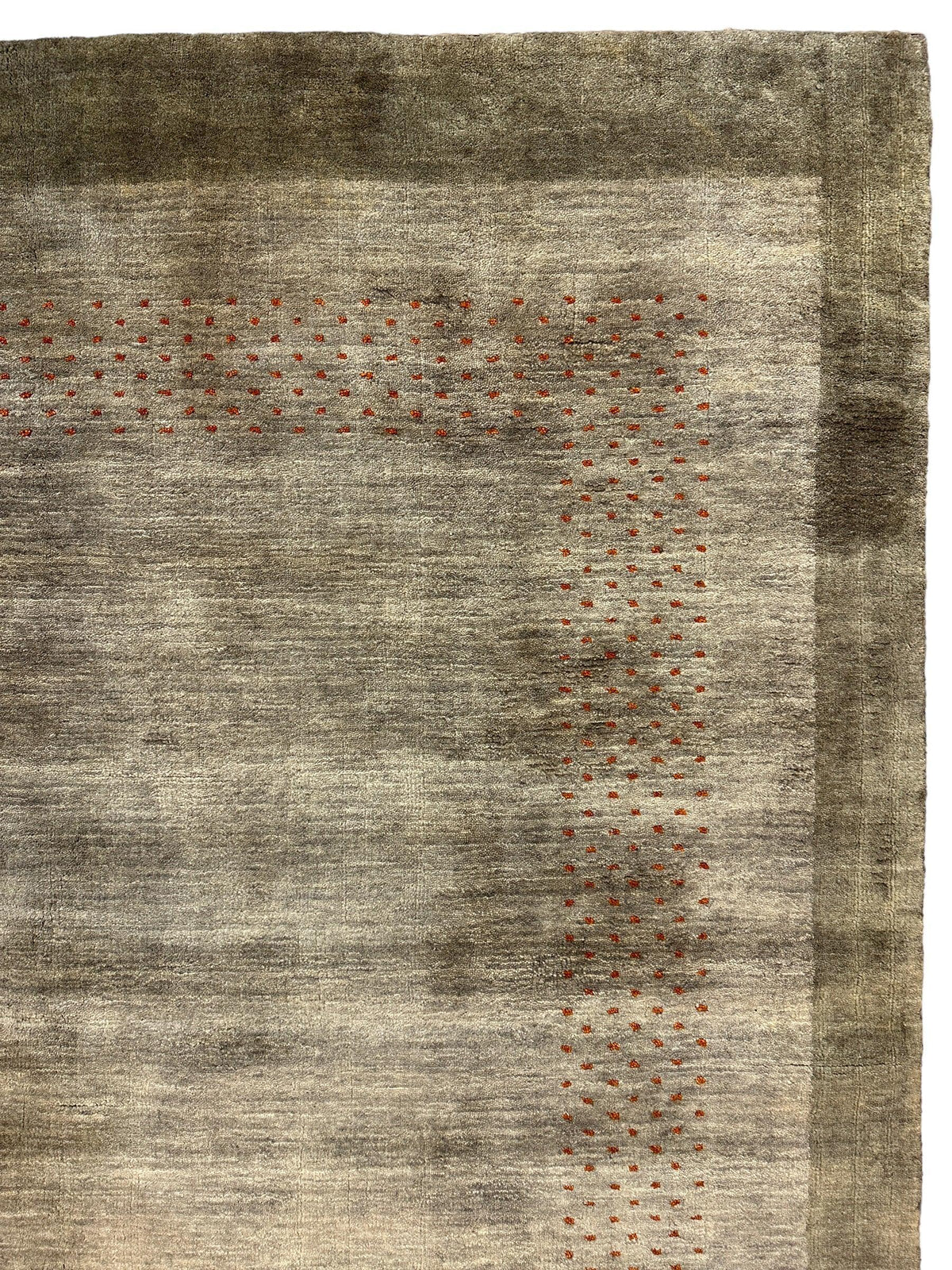 Dalyn Gabbeh Rug 4' x 6', Handmade Wool, Gray, view 4