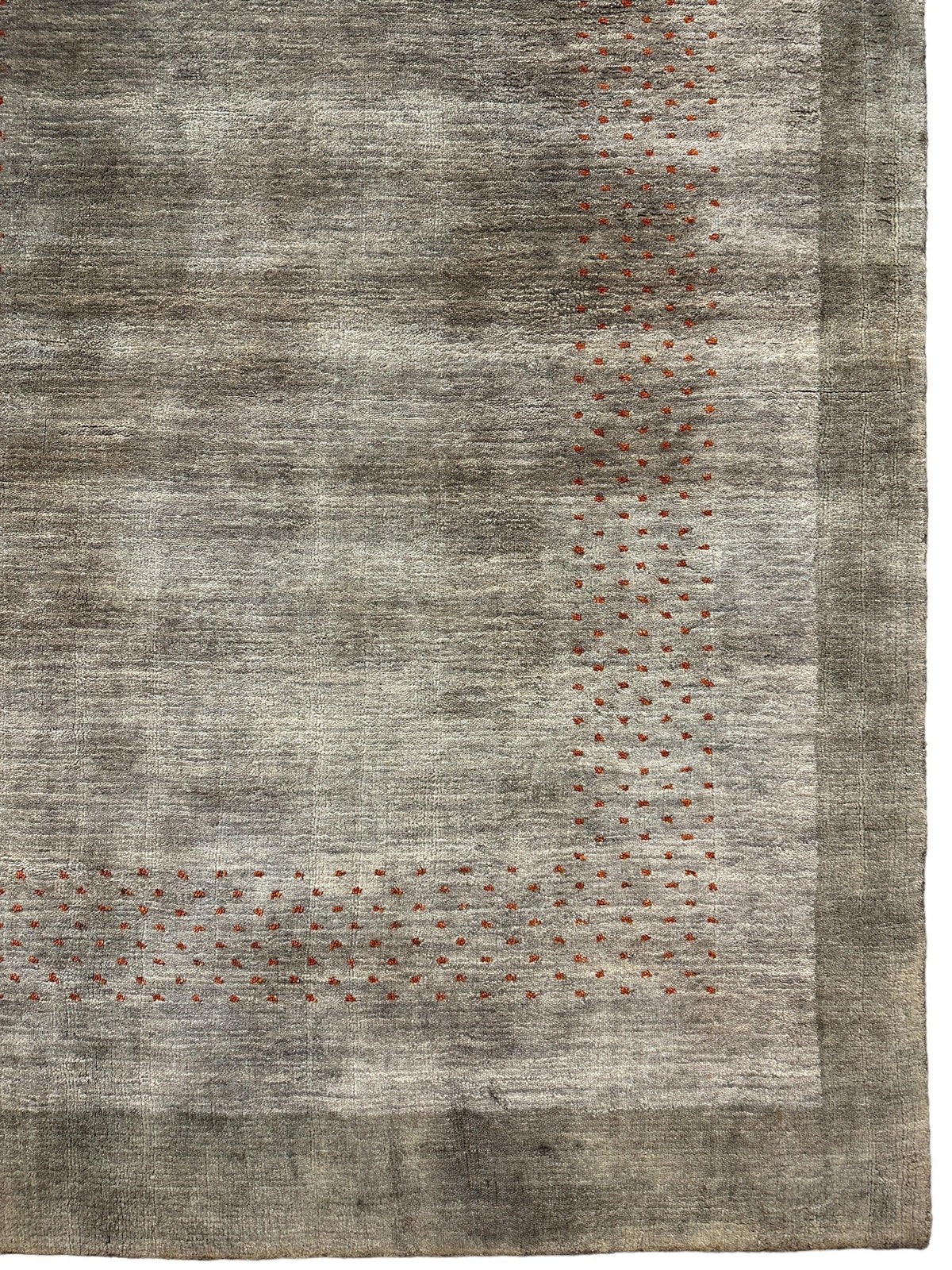 Dalyn Gabbeh Rug 4' x 6', Handmade Wool, Gray, view 5