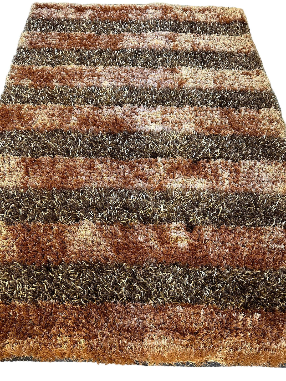 Handwoven Multi-Tone 2” Shag Rug 4 x 6, view 3