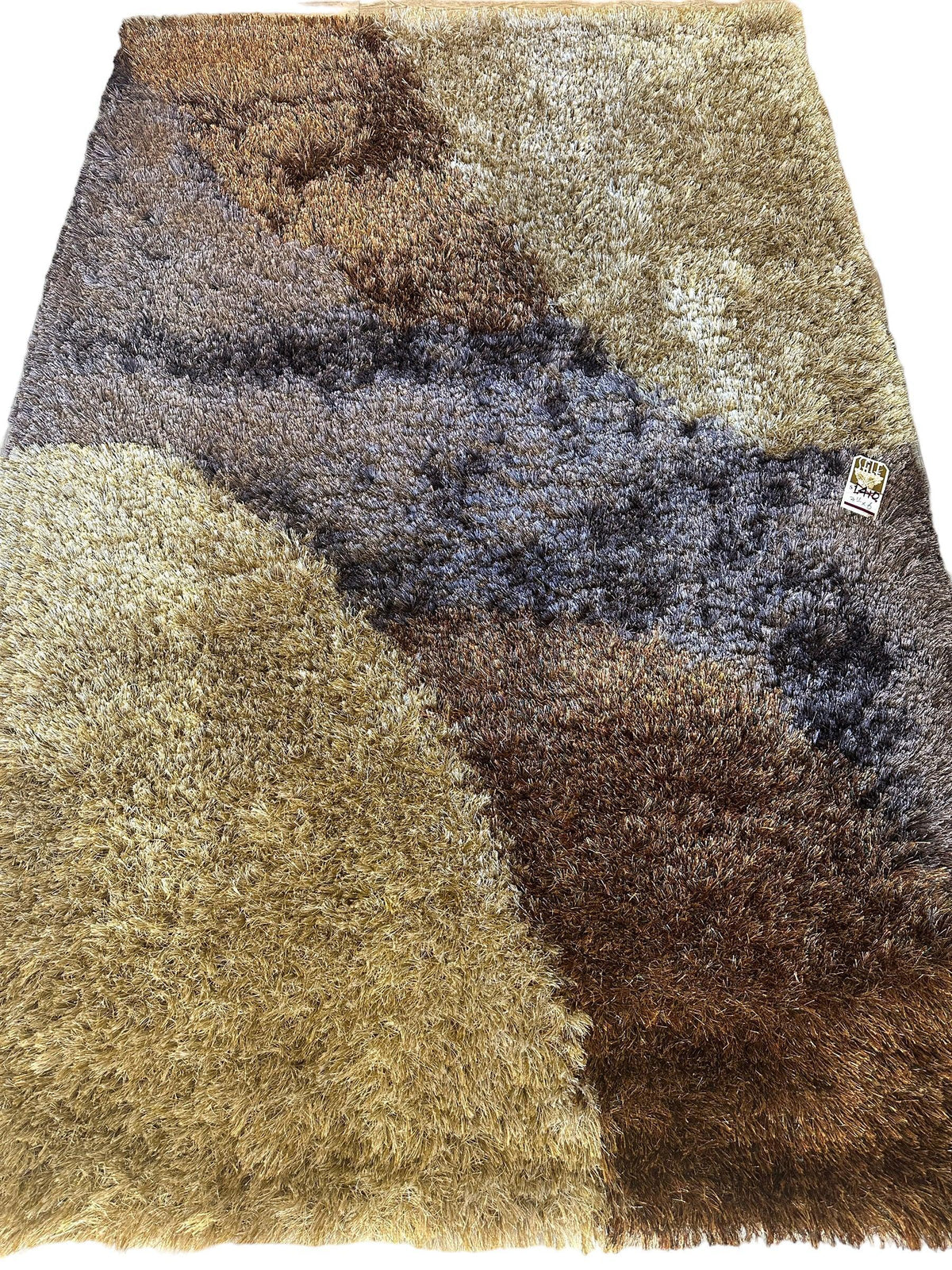 Shag Rug 3'11" x 5'11", Hand-Woven Wool, view 3