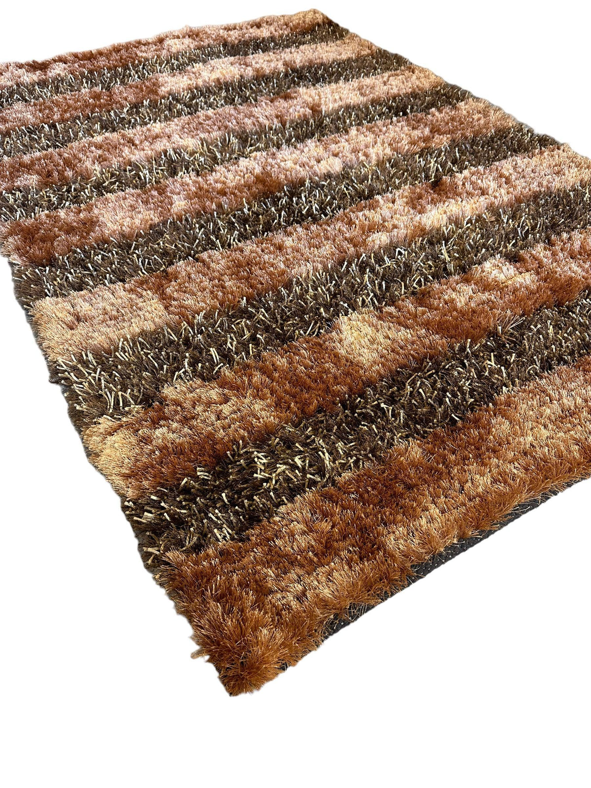 Handwoven Multi-Tone 2” Shag Rug 4 x 6, view 4