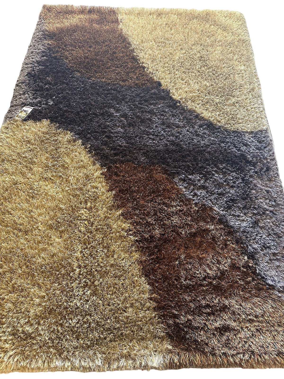 Shag Rug 3'11" x 5'11", Hand-Woven Wool, view 4