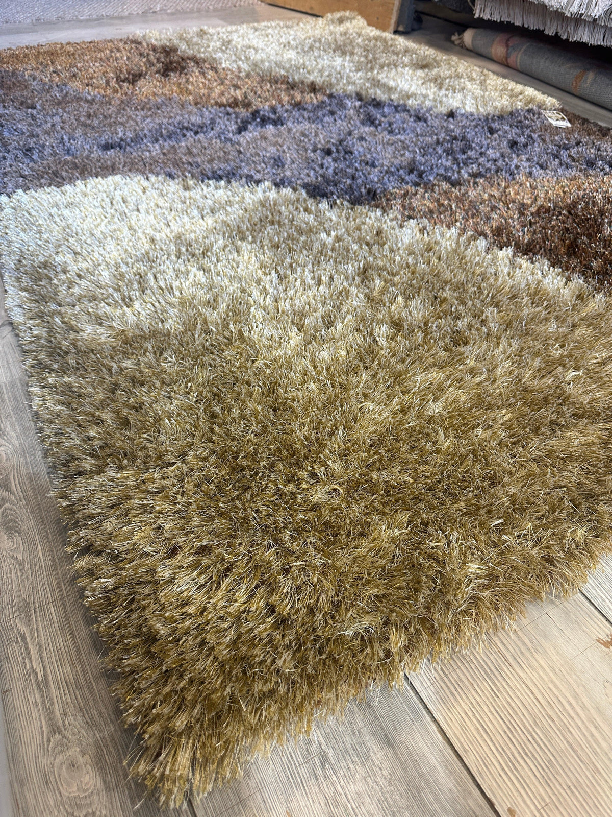 Shag Rug 3'11" x 5'11", Hand-Woven Wool, view 5