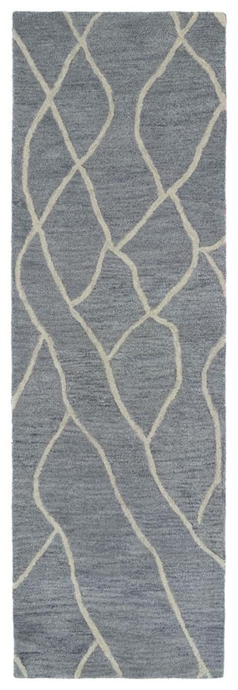 Kaleen Casablanca CAS03 Runner 2'6" x 8', Hand-Tufted Wool