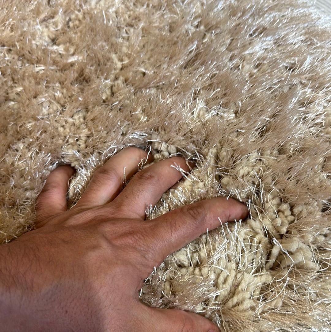 Kaleen Rugs Posh Collection PSH01-03 Beige Handmade 3' x 5' Rug, view 4