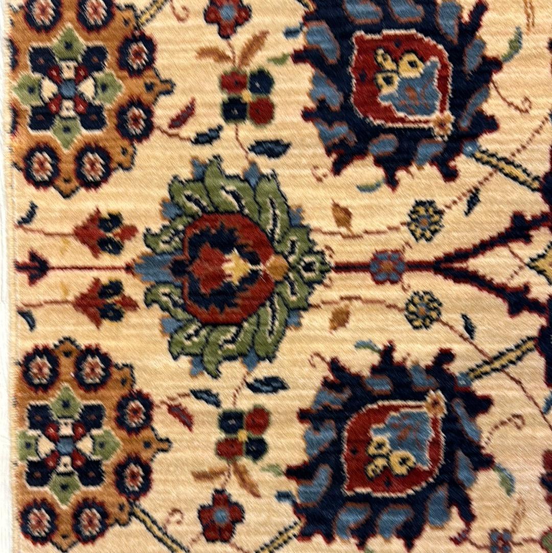Karastan English Manor Cambridge Sample Rug 24" x 30", Wool, Ivory, view 2