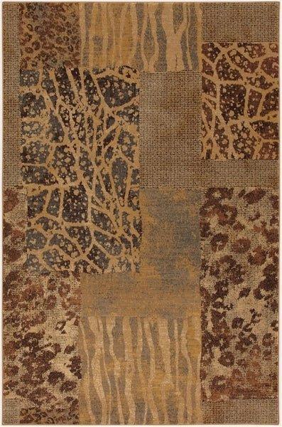 Karastan Carmel Santa Lucia Rug 5'6" x 8'3", Nylon, Chestnut, view 5