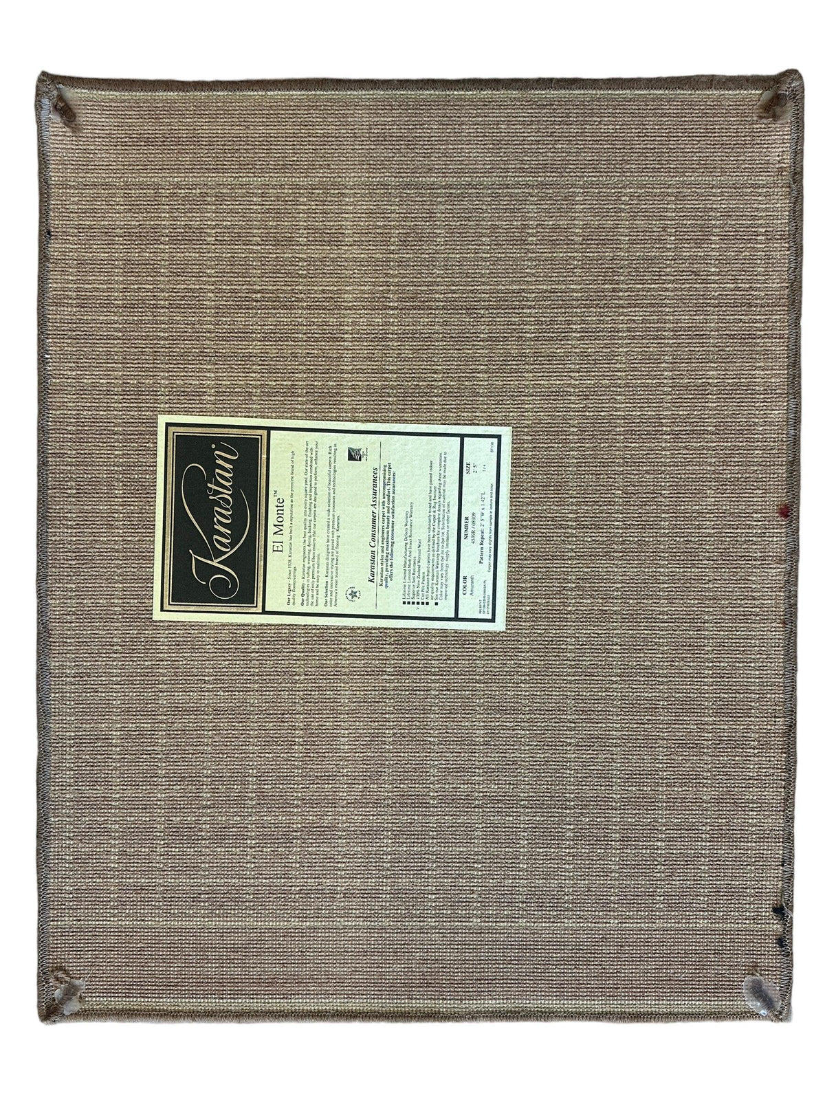 Karastan El Monte Sample Rug 30" x 35", Wool, Amaranth, view 2