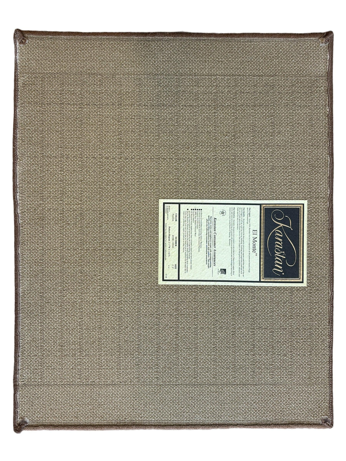 Karastan El Monte Sample Rug 18" x 30", Wool, Papillon, view 2