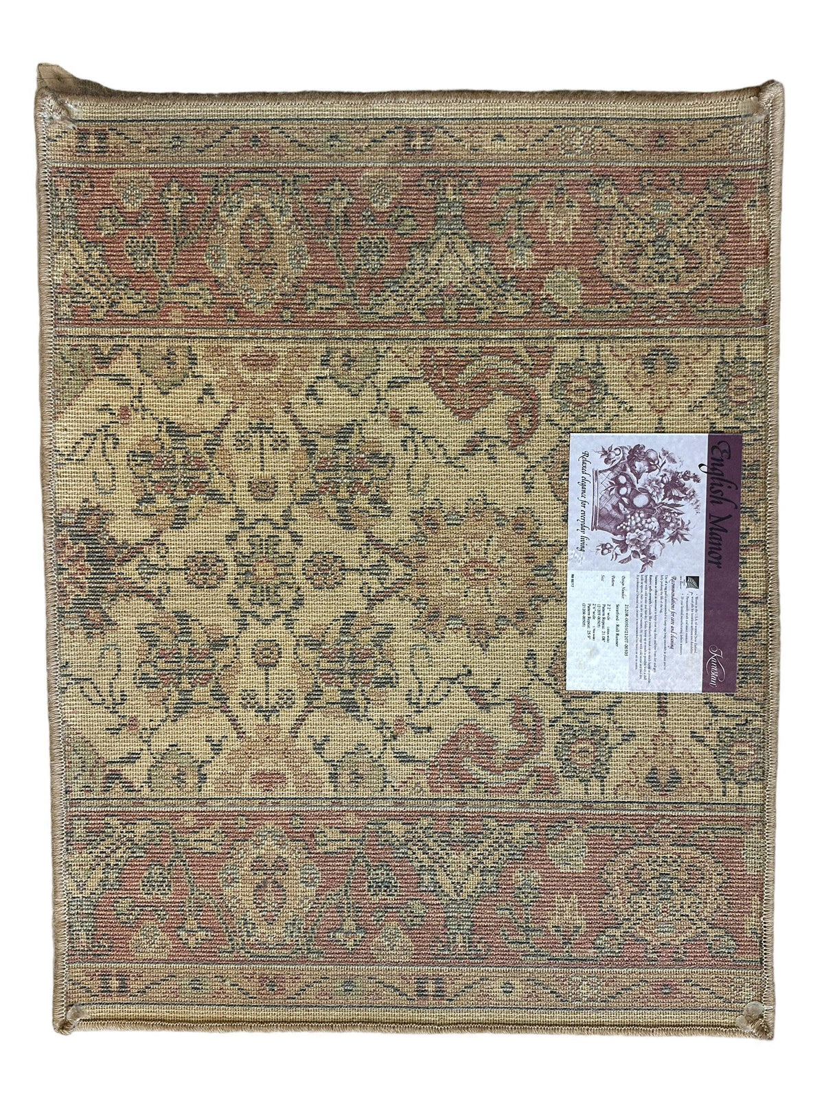 Karastan English Manor Stratford Sample Rug 25" x 30", Wool, view 2