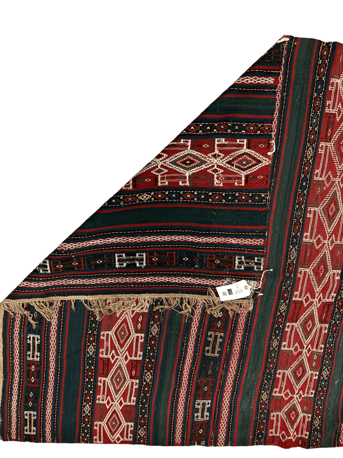 Antique Caucasian Verneh Rug 5'4" x 7'11", Hand-Woven Wool, c. 1900, view 2