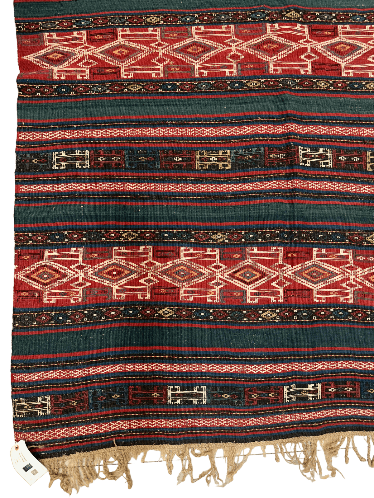 Antique Caucasian Verneh Rug 5'4" x 7'11", Hand-Woven Wool, c. 1900, view 5